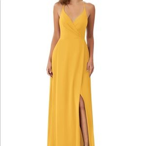 Azazie Marigold Gown